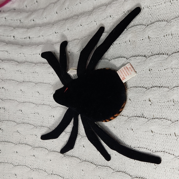 🕸Vintage Ty Beanie Baby Original Spinner The Spider 1996 PVC PELLETS - Picture 5 of 11